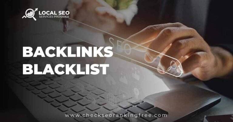 Backlinks Blacklist